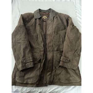 Vintage "Adventure Bound Originals" brown leather Jacket